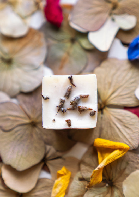 soy melts or wax tarts in lavender fragrance